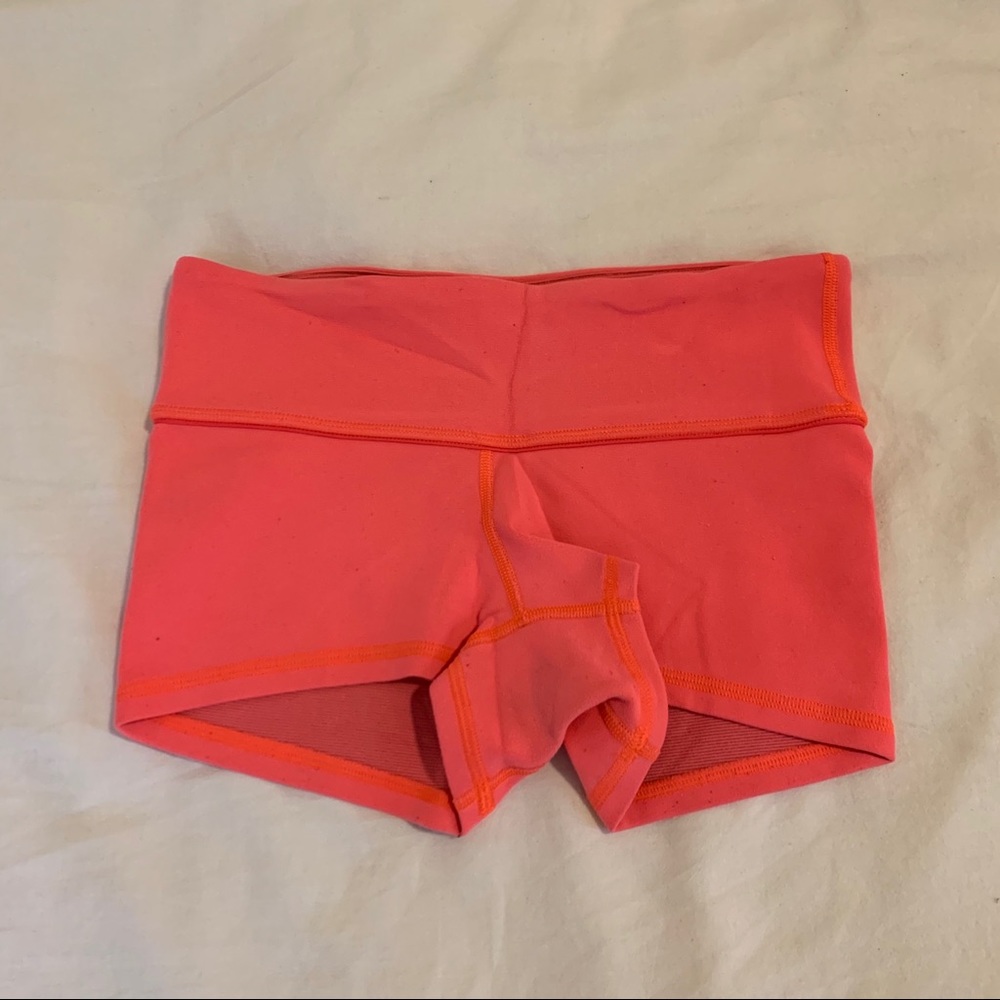 Pink lululemon shorts! Waist: 25” , hip: 35”